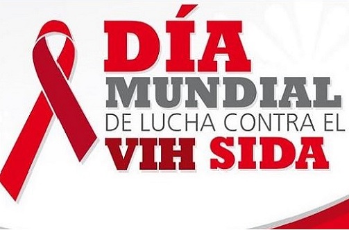 Listón Rojo. Día Mundial Contra El SIDA El 1 De Diciembre De 2015