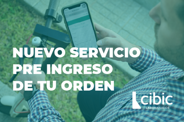 Nuevo servicio: pre ingreso de orden.